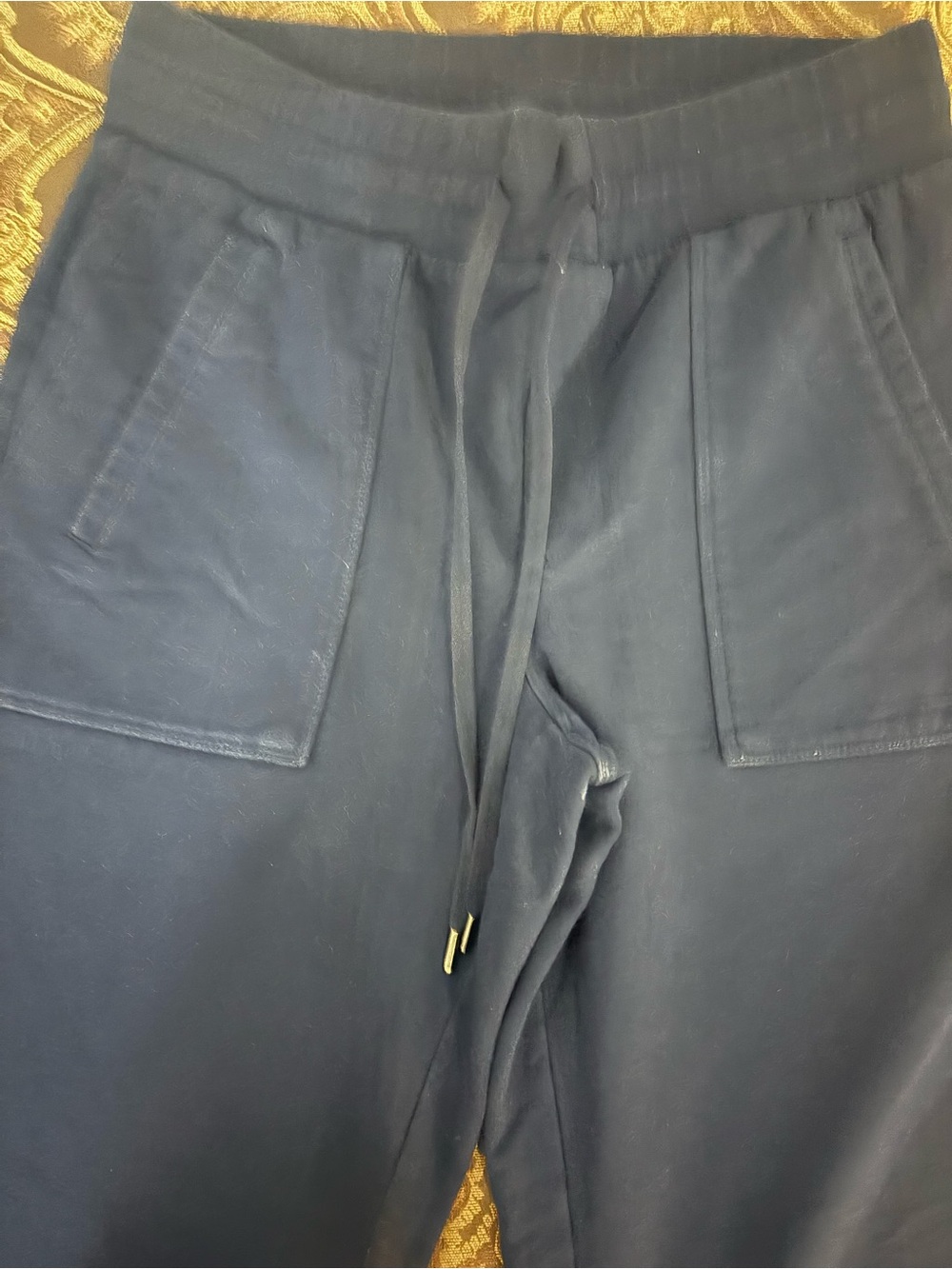 Talbots Navy Women's Drawstring Jogger Leggings